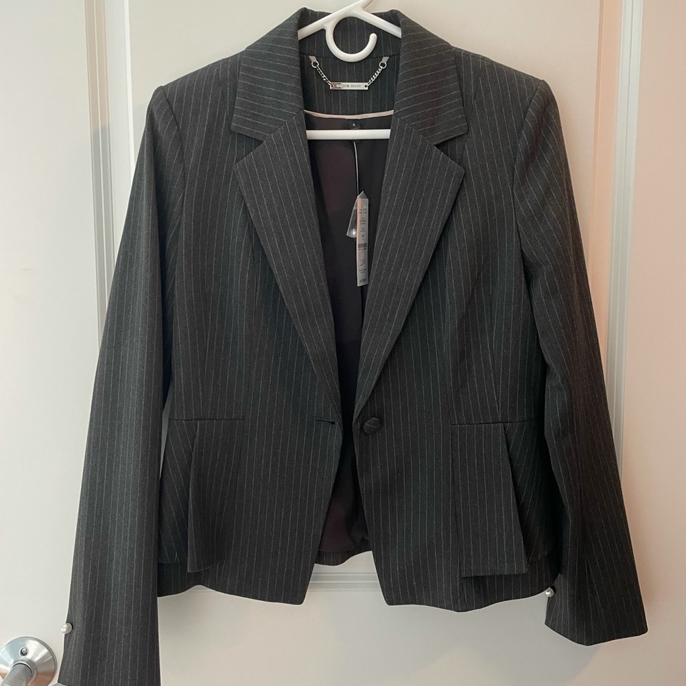 White Black Blazer